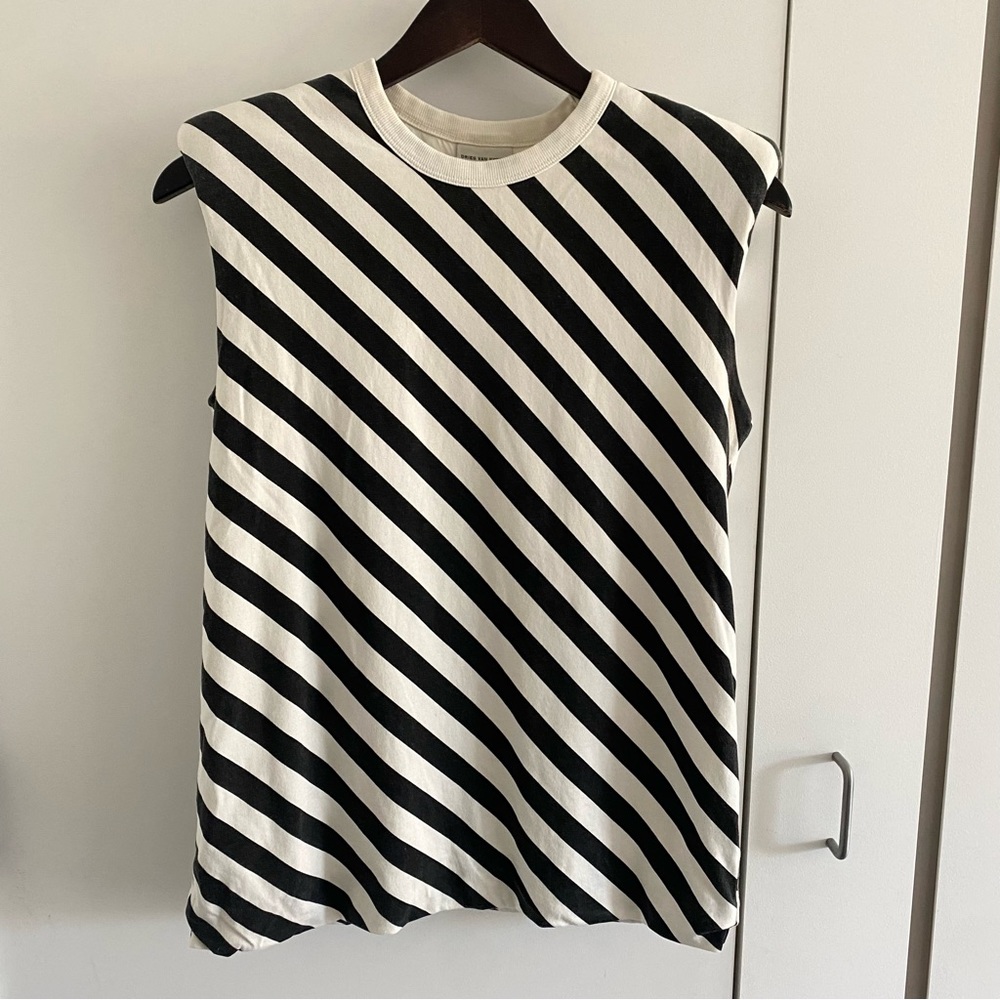 Dries Van Noten Padded Shoulder Shirt XS